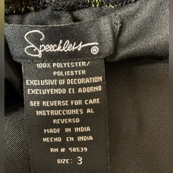 Speechless floral beaded halter neck Women’s Juniors dress Size:3 Like New - Picture 4 of 5